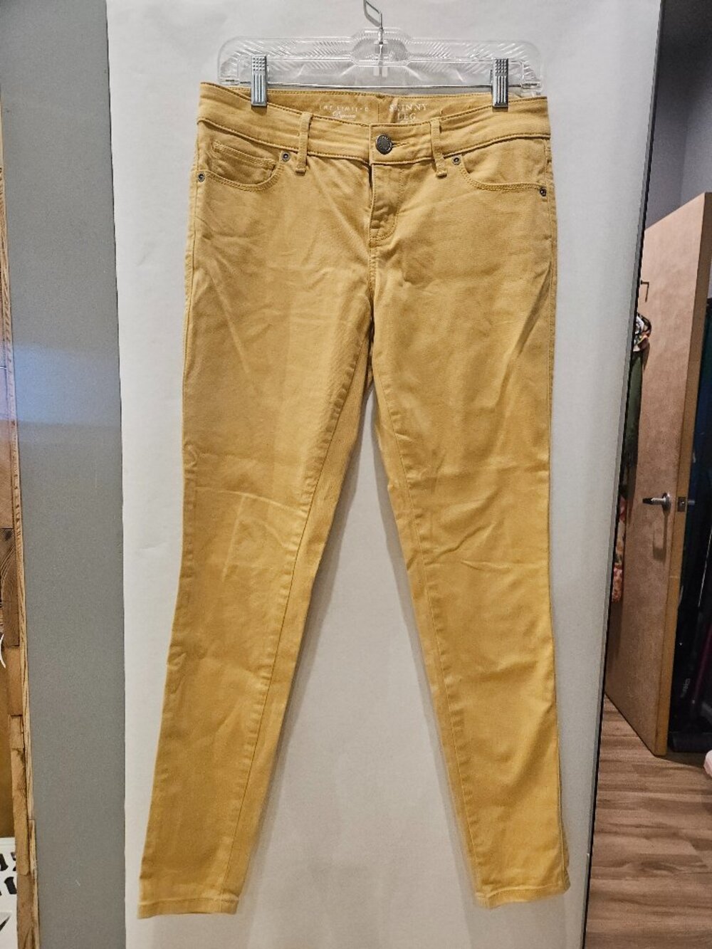 The Limited 917 Mustard Skinny Jeans Stretch Size 4